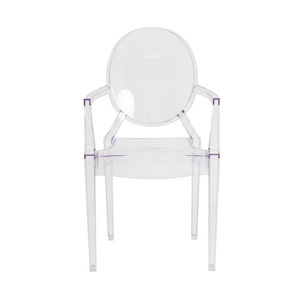 Kit 2 Cadeiras Louis Ghost Transparentes