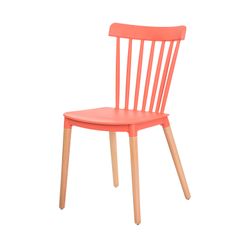 Cadeira Ellen Windsor Polipropileno Coral